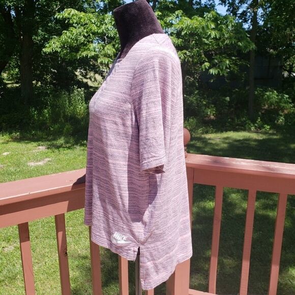 Nike Ladies Vintage Pullover Short Sleeve Top sz  Large - Picture 9 of 13